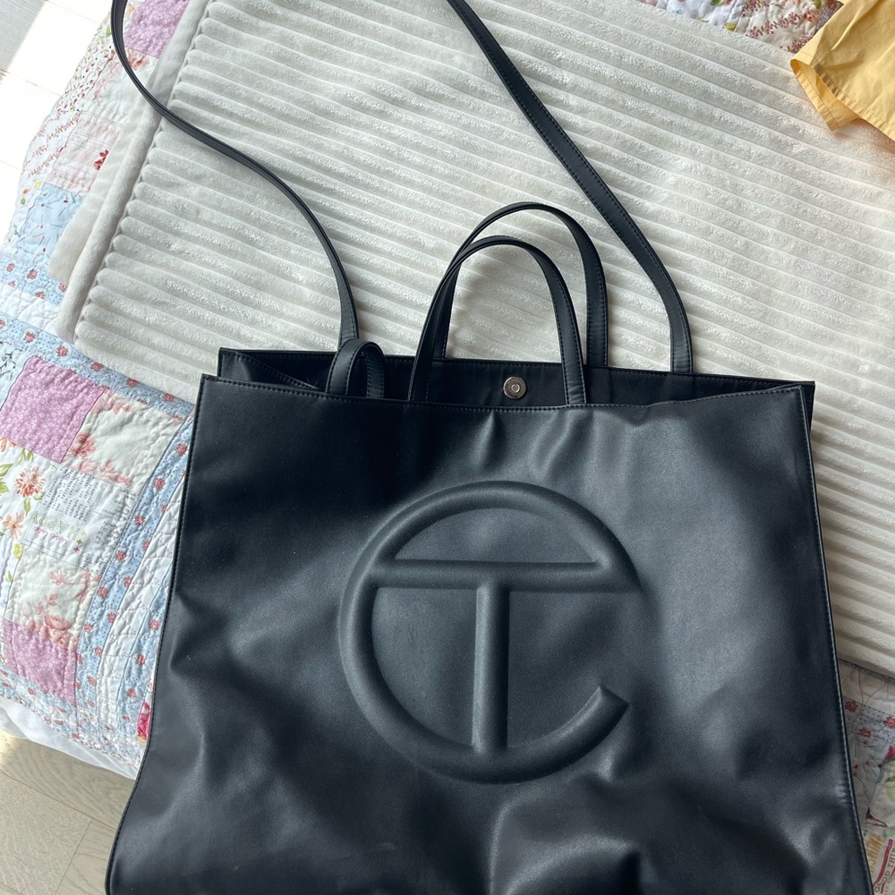Telfar Black Tote Bag